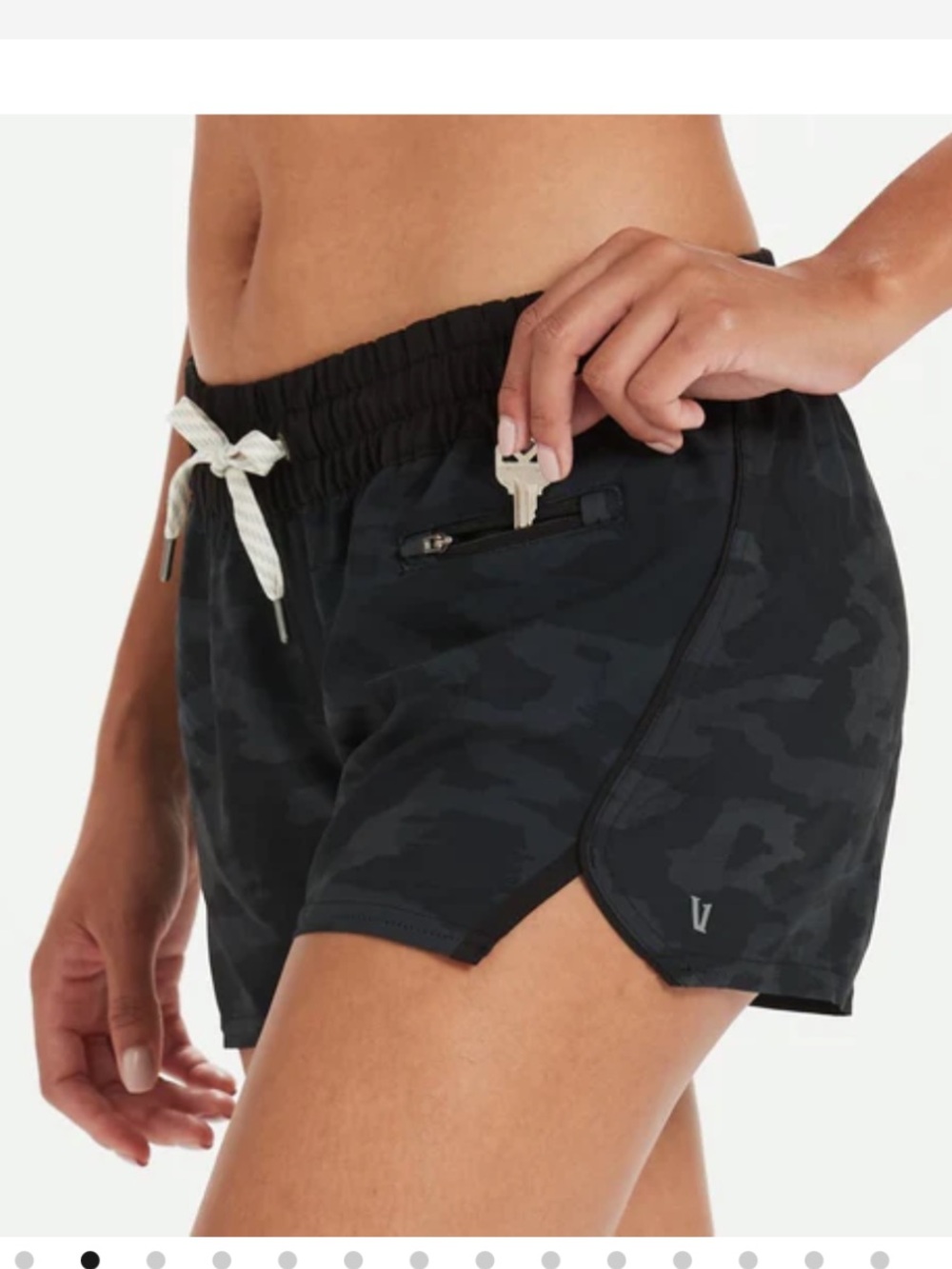 Women’s Vuori Clementine Shorts XS Camo